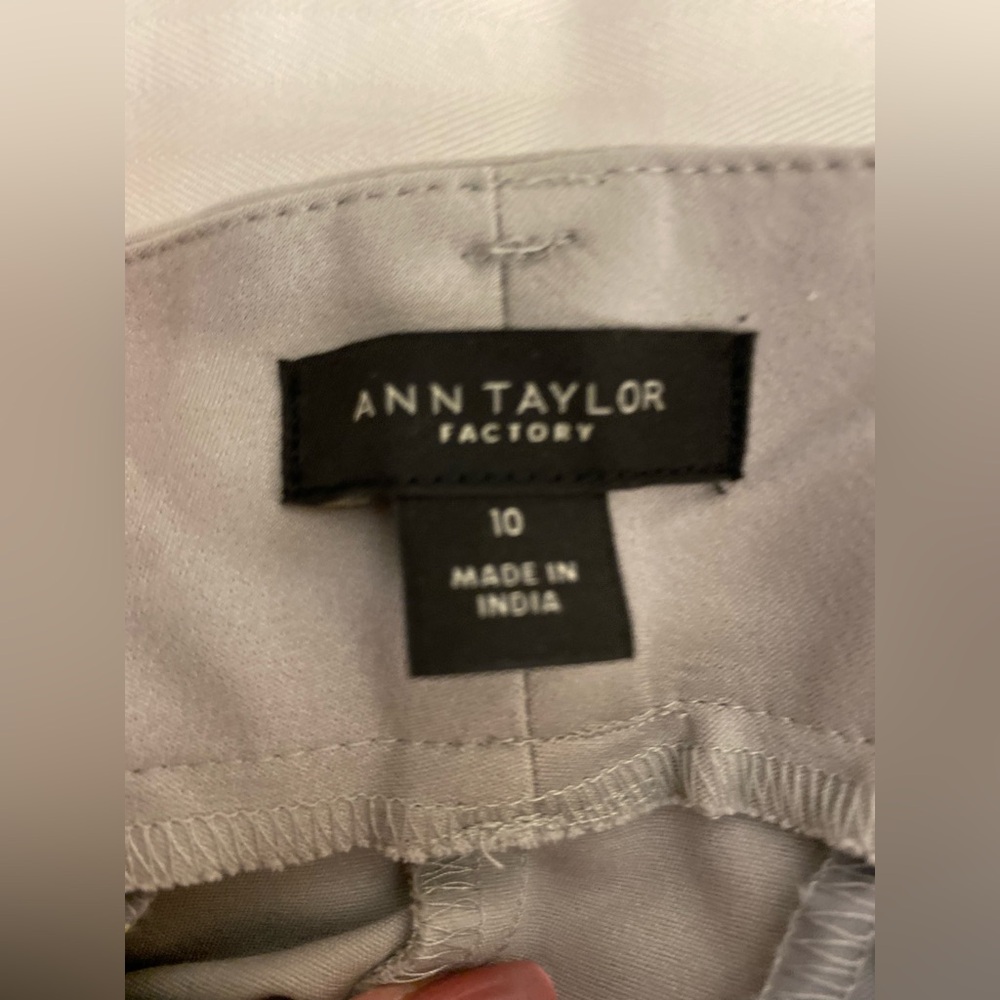 Ann Taylor Factory Womens Beige Dress Pants - Picture 13 of 13